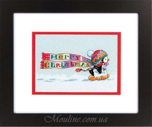 Набор для вышивания крестом DIMENSIONS Рождественский пингвин / Christmas Penguin