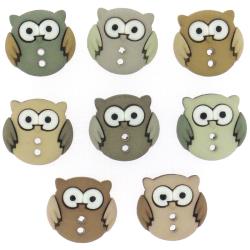 Декоративные пуговицы Sew Cute Owls 6930