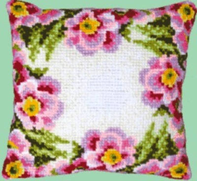Набор для вышивки подушки Чарівна Мить РТ-114 Цветы