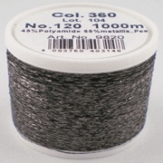 360/9820 METALLIC №120 Декоративна нитка для додавання у в'язальну нитку, 1000 м