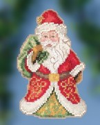 Набір для вишивання Gift Bearing Santa / Санта несе подарунки, Mill Hill JS202015