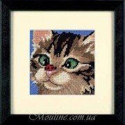 Набор для вышивания гобеленом Косоглазый котенок / Cross-Eyed Kitty