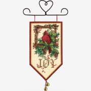 Вышивка счетный крест DIMENSIONS 8822 Кардинал и радость / Cardinal Joy