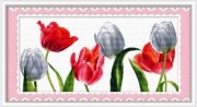 Набор для вышивания Доме крестом 100820 Тюльпаны 