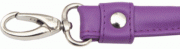 10892 Ручки для сумок (искусственная кожа) с карабином Purple Knit Pro