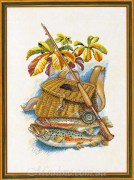 Набор для вышивания крестом Eva Rosenstand 12-945 Рыбалка / Fishing
