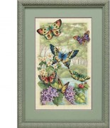 Набор для вышивания крестом Butterfly Forest Дименшенс
