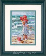 Набор для вышивания крестом Дименшнс Девочка у берега / Girl at the Beach