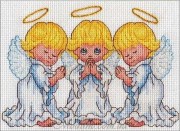 65167 Набір для вишивання хрестом DIMENSIONS, Little Angels / Маленькі янголи