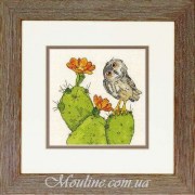 Набор для вышивания крестом DIMENSIONS Колючая сова / Prickly Owl