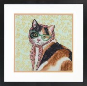 Набір для вишивання нитками - Мама кішка / Mama Cat, DIMENSIONS 35395