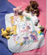72724 Dimensions Набор для вышивки крестиком на одеяле Милый… или как? / Cute…Or What? Baby Quilt