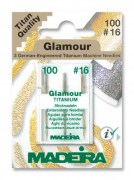Иглы Madeira для ниток Glamour № 12 100/16 (3 иглы/карточка)