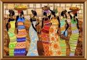 Новая Слобода Африканские красавицы ДК1038 Набор для вышивания бисером