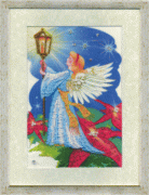 Набор для вышивания бисером Ангел с фонарем Б-623 Чаривна Мыть