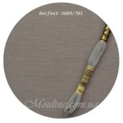 Лен для вышивания Zweigart Belfast Linen 32 ct. жемчужно-серый 705