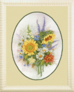 Ткань с нанесенным рисунком СБ-136, Чаривна Мить для вышивания бисером картин 