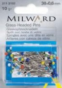 Булавки со стеклянными головками Milward 2113102
