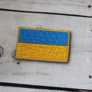 Шеврон на липучці (Нашівка) прапор України