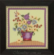 Набор для вышивания на канве Цветы, Милл Хилл DM301914