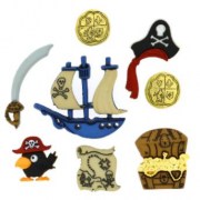 Декоративные пуговицы Пираты 4045