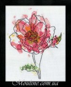Набор для вышивки крестом 2970DW Pink Floral / Розовый цветок