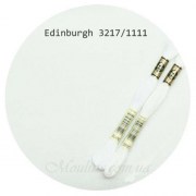 Ткань для вышивания Zweigart Edinburgh 36 цвет 1111 белый с перламутровым люрексом
