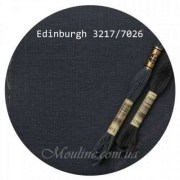 Лен для вышивки Zweigart Edinburgh 36 цвет 7026 угольно-серый / Charcoal Gray