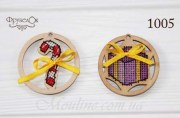Набор для вышивки крестом Игрушка на деревянной основе от ФрузелОК 1005