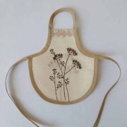 Фартух на пляшку з вишивкою Сухоцвіт, FT-115