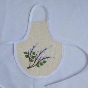 Фартух на пляшку з вишивкою Гілочка верби, FT-131