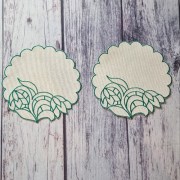 Серветка на стіл Квіти 4 штуки