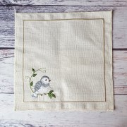 Серветка з вишивкою Птичка