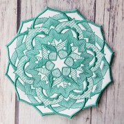 Серветка сервірувальна для столу, тумби, комоду бірюзова