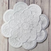 Серветка сервірувальна для столу, тумби, комоду біла