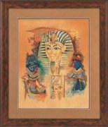 Набір для вишивки хрестом LanArte Tutankhamun "Тутанхамон" PN-0008006