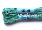 Нитки мулине Гамма 3059 для вышивания крестиком светлая морская волна 