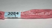 Нитки мулине Гамма 3084 для вышивания крестиком грязно-розовый