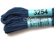 Нитки мулине Гамма 3254, для вышивания крестиком синий