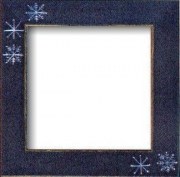 Милл Хилл оригинальная рамка для наборов Matte Blue / Snowflakes