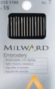 Голки для вишивання Milward 2131108 №3-9
