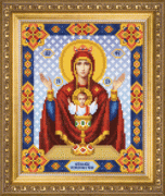 СБИ-1005 Схема для вышивания бисером Икона Божьей Матери Неупиваемая Чаша