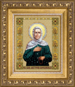 Набор картина стразами Чарівна Мить КС-118 Икона святой Блаженной Матроны Московской