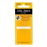 Short Beading № 12 - Набор коротких бисерных игл John James JJ10712