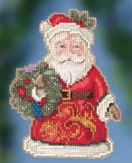 Набір для вишивання, Winter Wishes Santa / Санта зимових побажань, Mill Hill JS202014