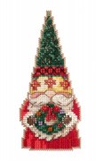 Набір для вишивання Мілл Хілл, Gnome With Wreath / Гном з віночком, Mill Hill JS202212