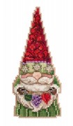 Набір для вишивання Мілл Хілл, Gnome With Ornament / Гном з прикрасами, Mill Hill JS202215