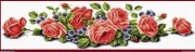 Набор для вышивания Красные розы LasKo
