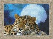 Набор для вышивания Kustom Krafts 9892 Leopard Moon