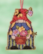 Набір для вишивання Мілл Хілл, Garden Girl Gnome / Садова дівчинка-гном, Mill Hill MH162213